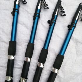 Factory wholesale fishing pole sea rods away to intnal wheel rod fishing rod super hard shot (Option: Blue-3.0)